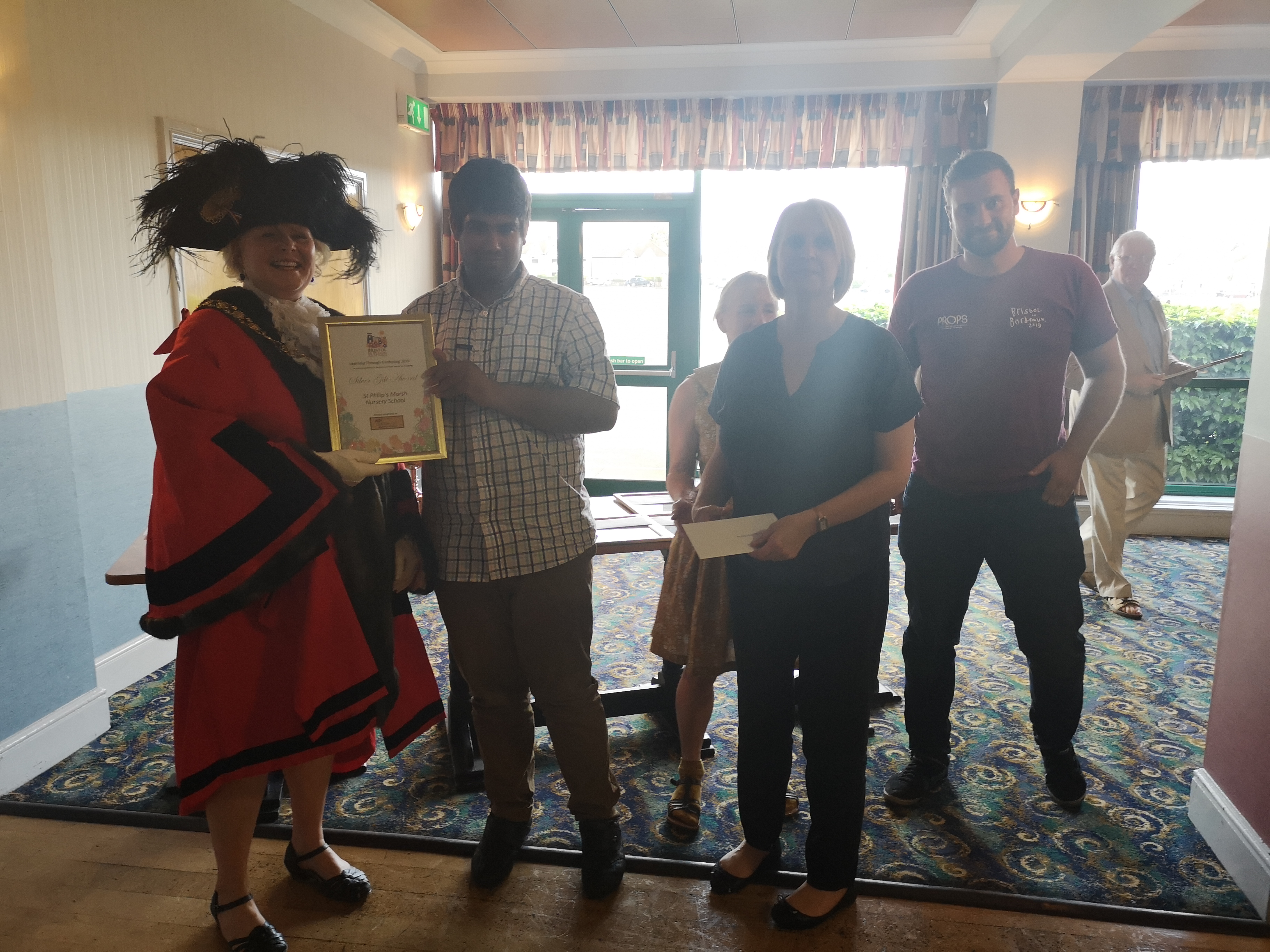 Bristol in Bloom silver gilt award