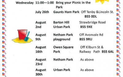 Barton Hill Family Centre & Children’s Centre summer activity programme