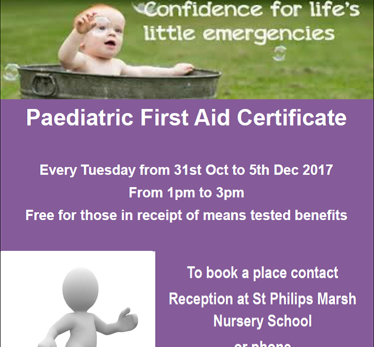 Free Paediatric First Aid Course