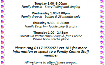 Barton Hill Settlement family drop-in sessions