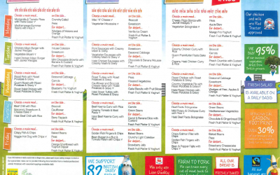 Chartwells school meals menu spring/summer 2018