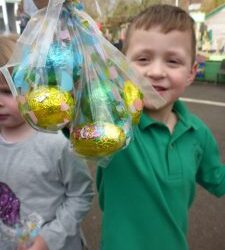 Easter egg hunt success