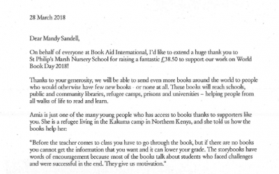 Thank you from Book Aid International