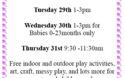 May half term holiday programme