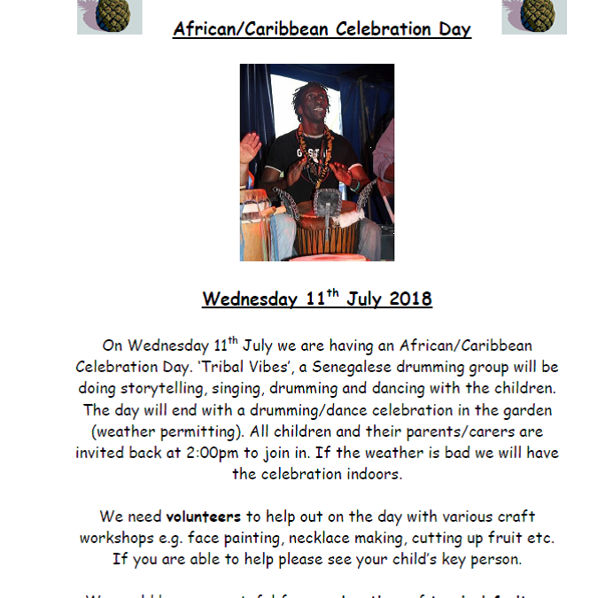 African Caribbean Celebration Day 11 July 2018