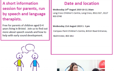 Summer speech and language sessions