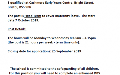 Job advert