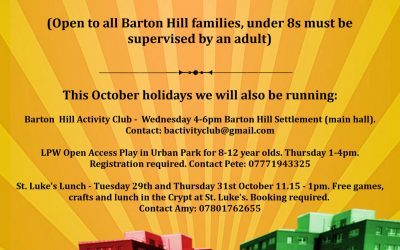 Half term activities