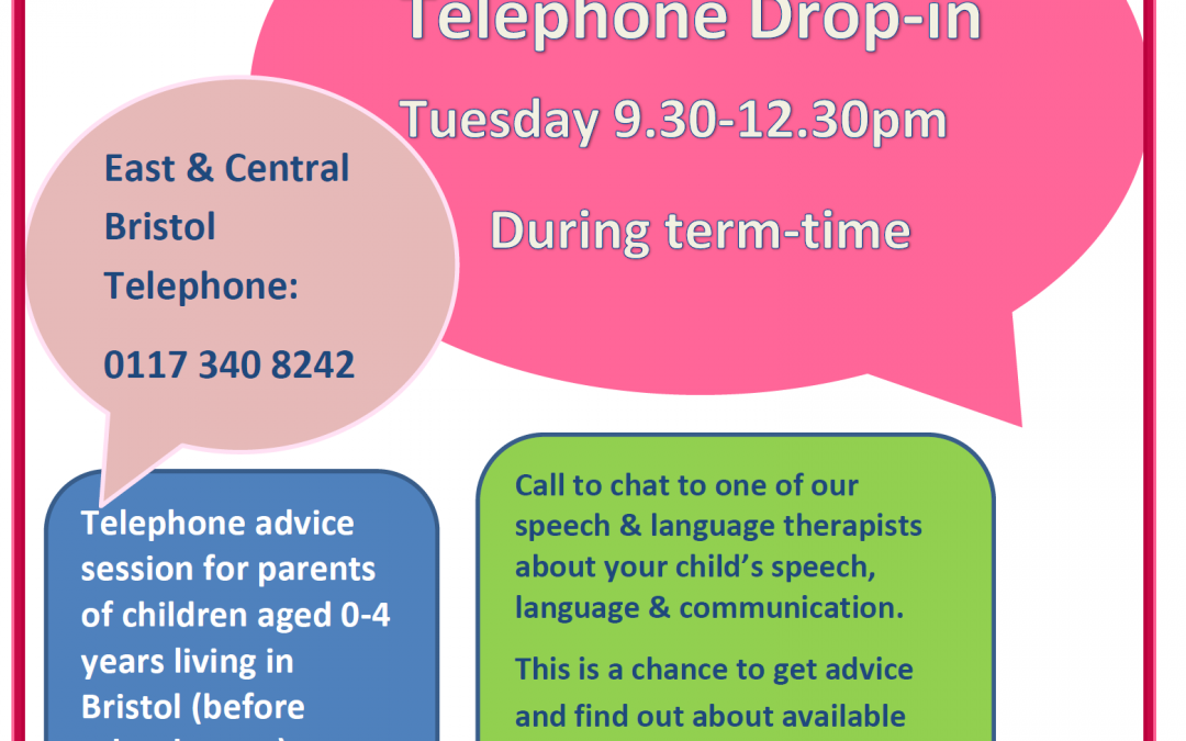 Speech and Language Therapists telephone drop-in for parents