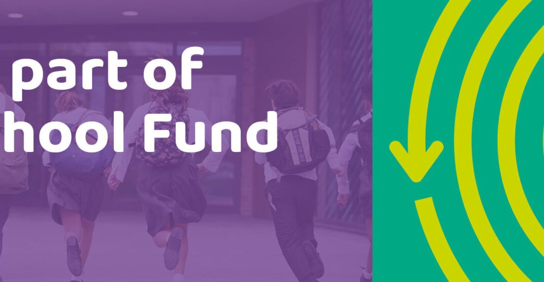 School joins the My School Fund initiative to help boost our budget