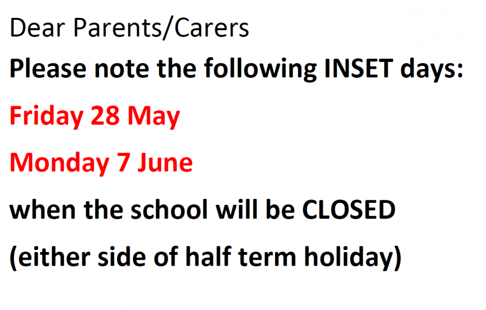 INSET days St Philips Marsh Nursery School