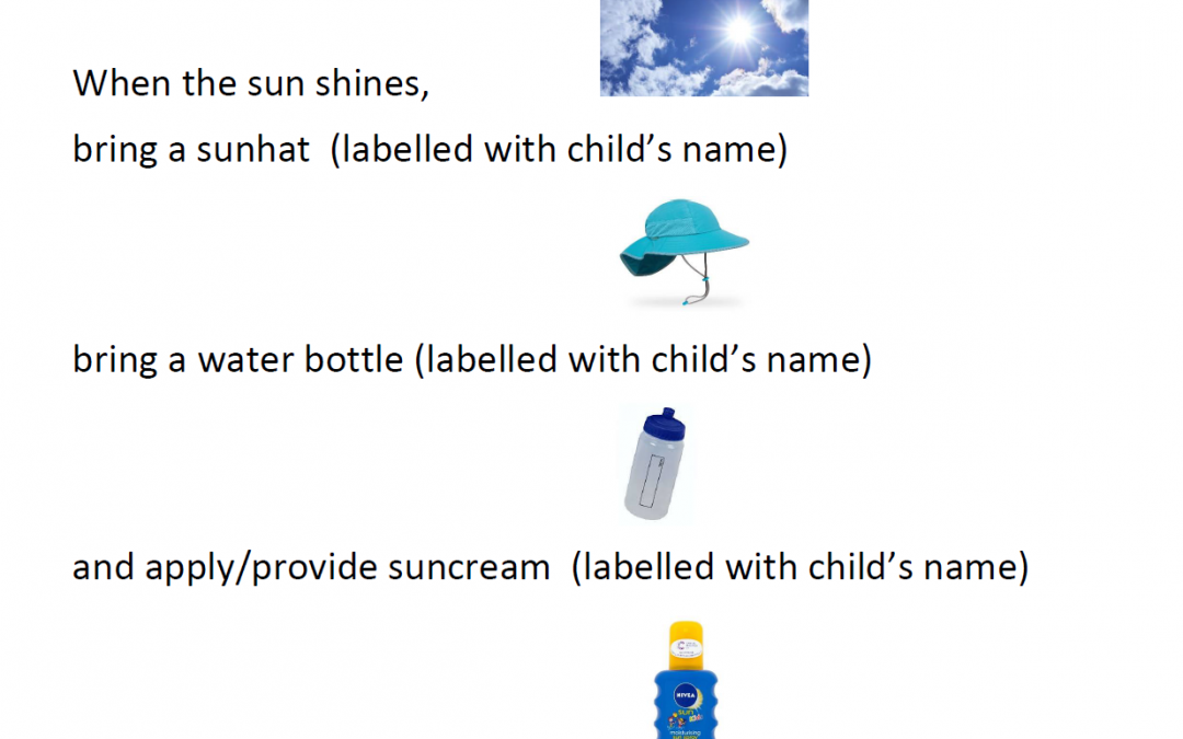 when the sun shines …