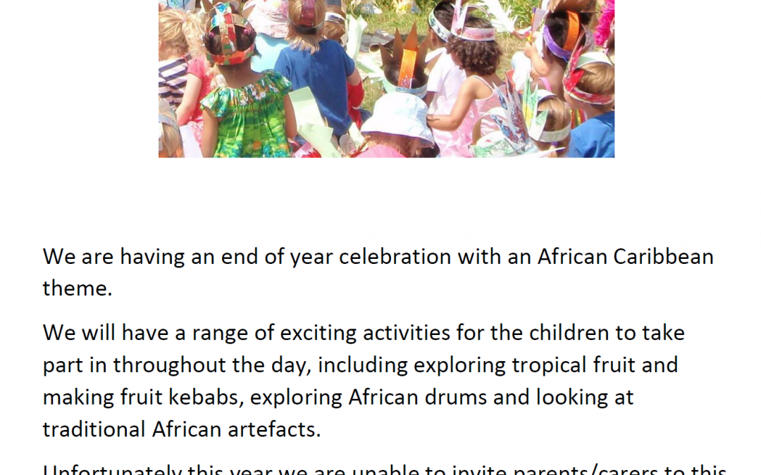 End of year celebration