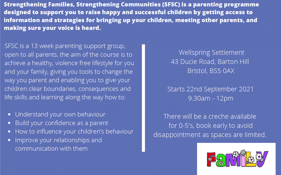 Strenthening Families parenting programme