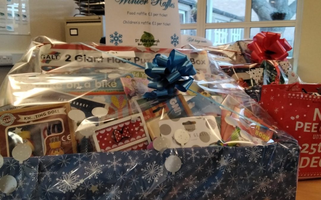 Fundraising raffles available at Reception