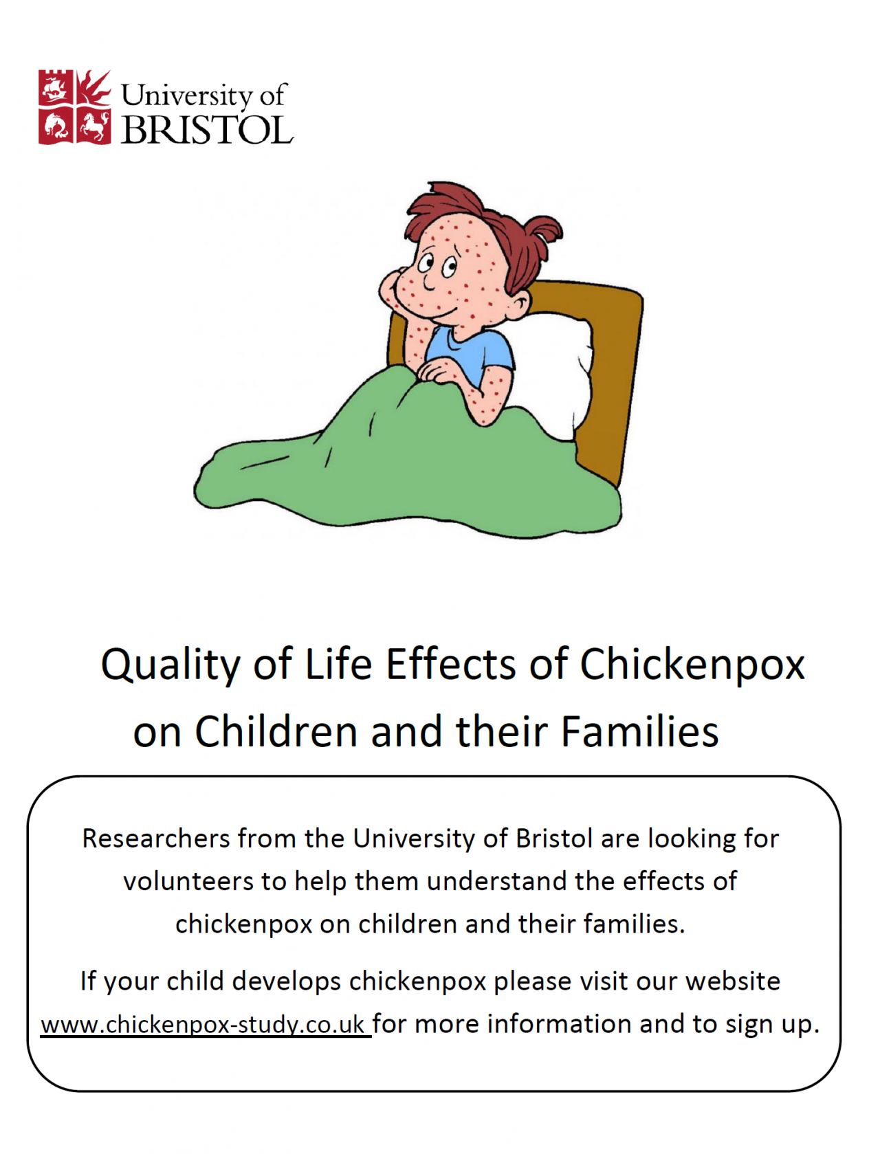 Chicken pox study - St Philips Marsh Nursery School