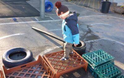 Beech Class are Exploring Colours, Nature and Feelings Through Play